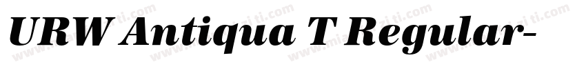 URW Antiqua T Regular字体转换
